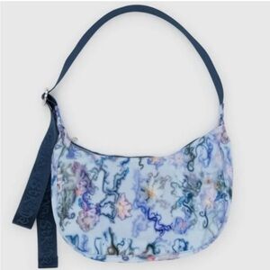 BAGGU x Collina Strada Medium Crescent Bag - Blue Thorns